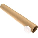 Tub din carton pentru protectie la transport folii si printuri, lungime 130 cm, diametru Ø76mm, grosime perete 4mm - imagine 3