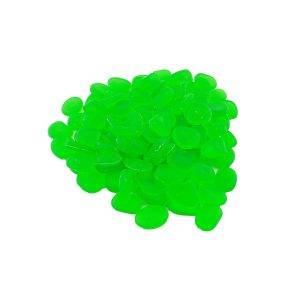 Set 100 pietre decorative fluorescente, culoare Verde, AVXAG653B