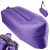 Saltea Autogonflabila „Lazy Bag” tip sezlong, 230 x 70cm, culoare Violet, pentru camping, plaja sau piscina